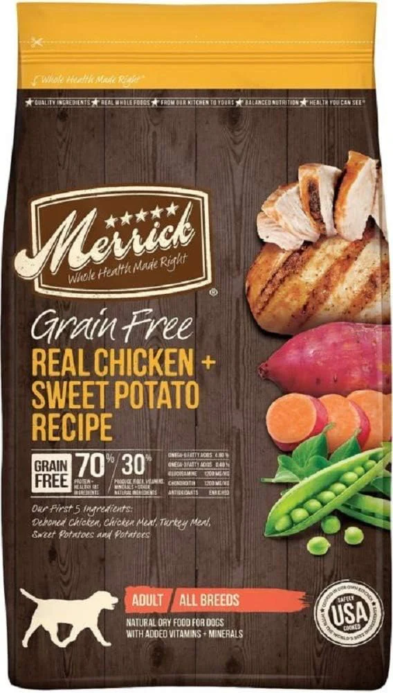 Merrick Premium Grain Free Dry Adult Dog Food, Wholesome And Natural Kibble With Real Chicken And Sweet Potato - Image 12
