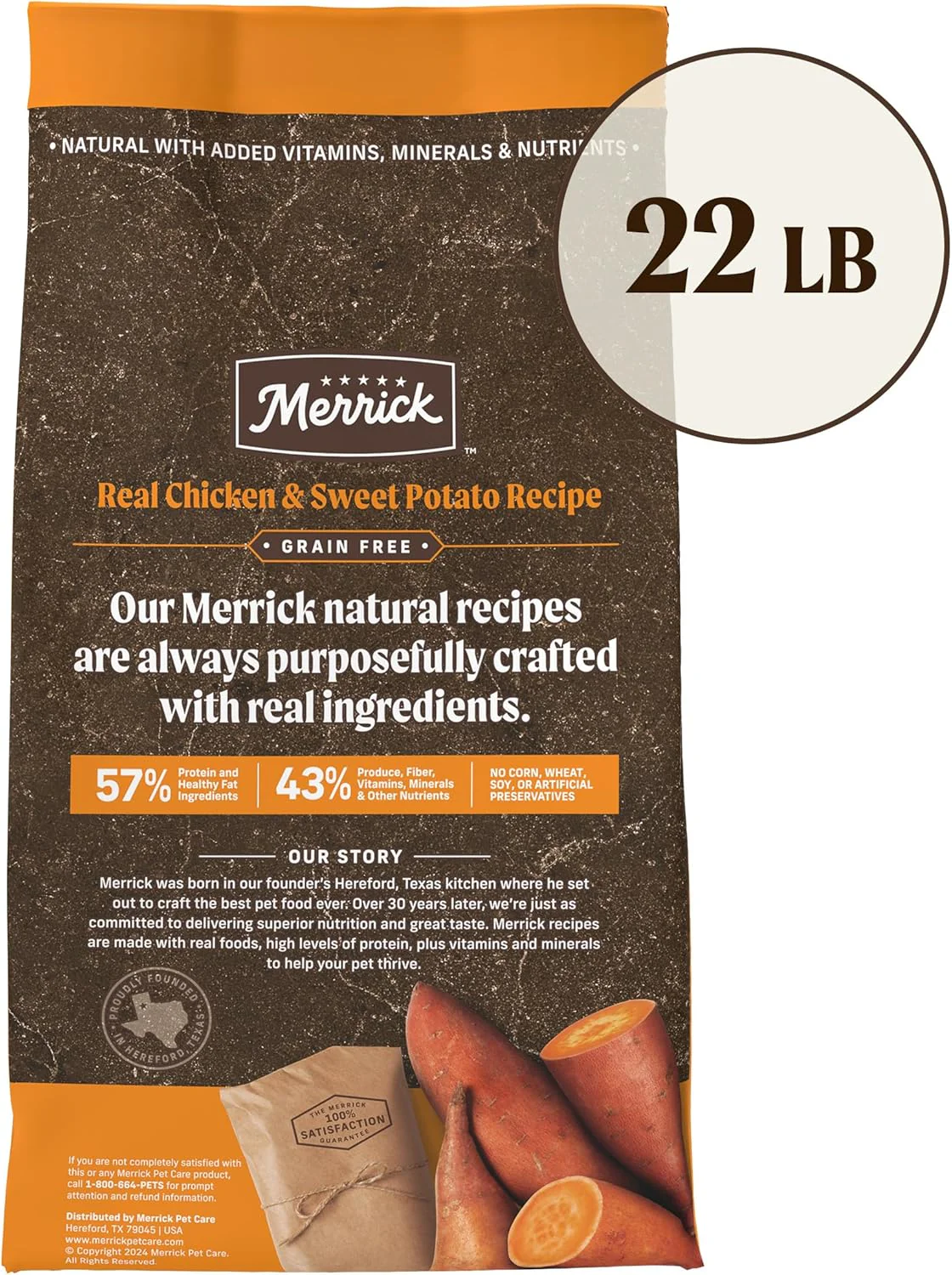 Merrick Premium Grain Free Dry Adult Dog Food, Wholesome And Natural Kibble With Real Chicken And Sweet Potato - Image 6