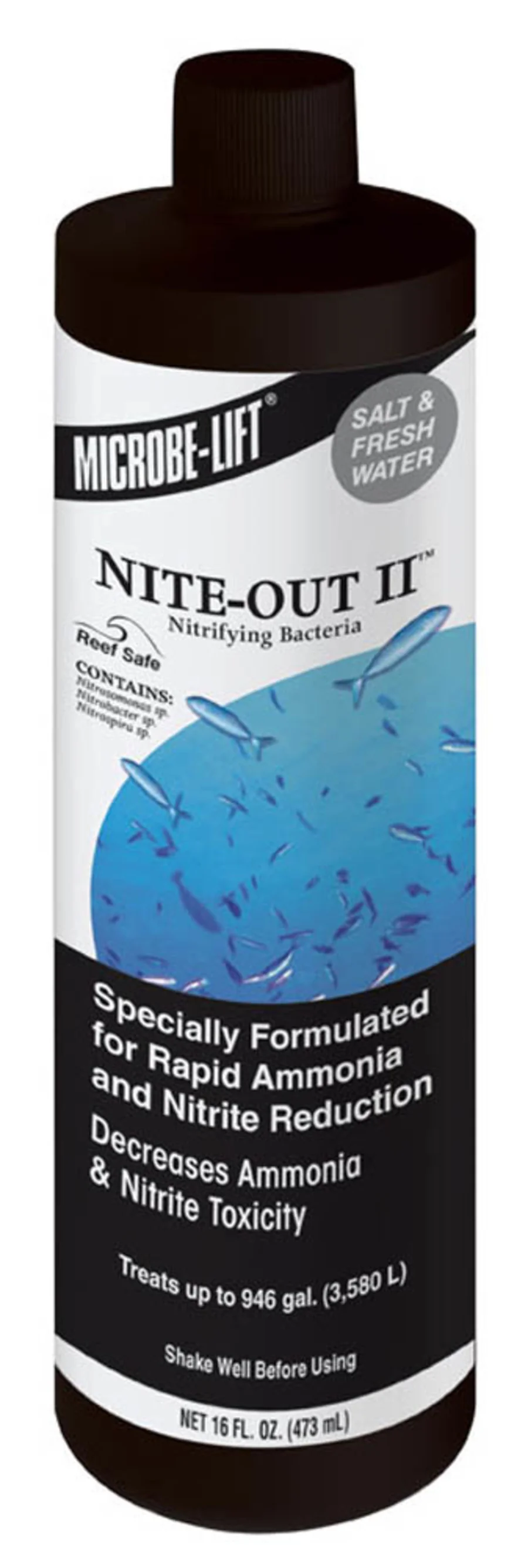 MICROBE-LIFT NITEH04 Nite-Out II Aquarium and Fish Tank Cleaner for Rapid Ammonia and Nitrite Reduction, Freshwater and Saltwater - Image 8