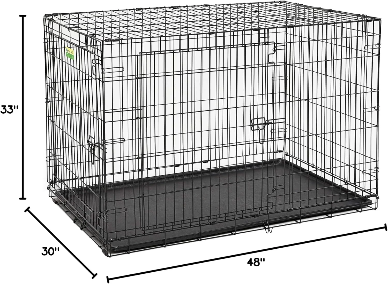 Midwest Container 48" Contour DBL Door Dog Crate - Image 2