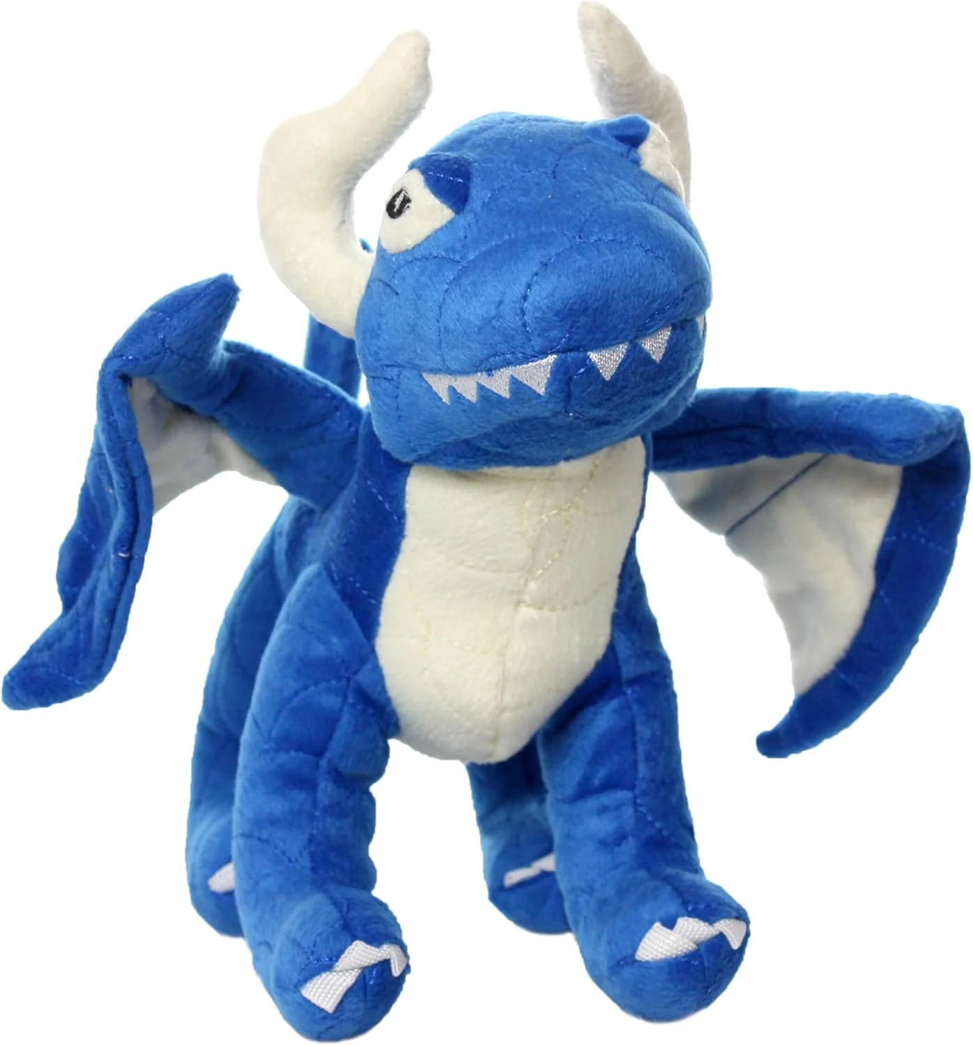 MIGHTY- Blue Dragon - Squeaker-Multiple Layers. Made Durable, Strong & Tough. Interactive Play (Tug, Toss & Fetch). Machine Washable & Floats - Image 4