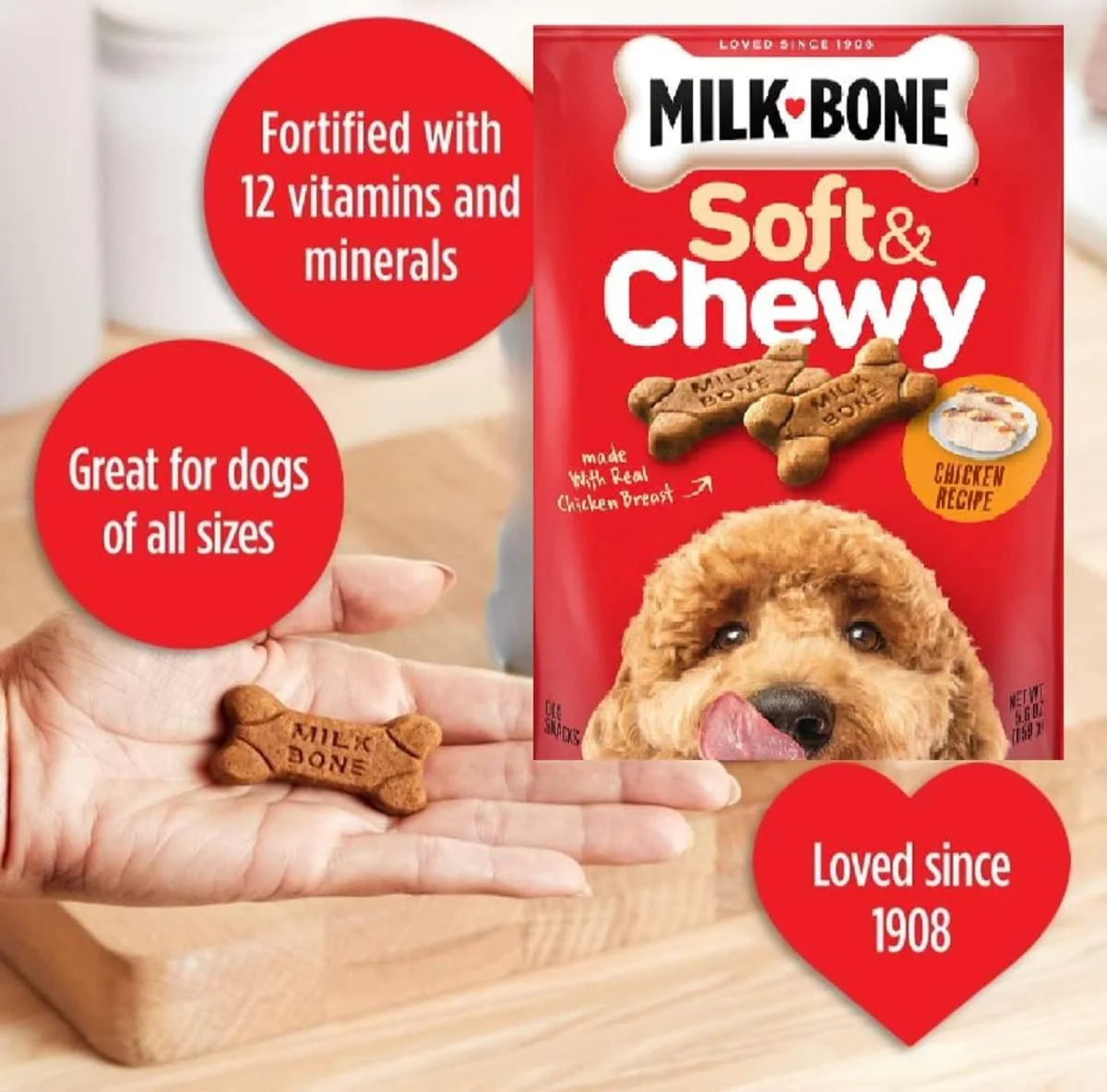 Milk Bone Dog Treats Chicken Flavor 5.6 Oz, - Image 6