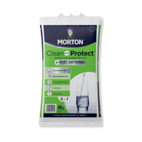 Morton® Clean and Protect™ + Rust Defense Water Softener Salt Pellets 40 lb
