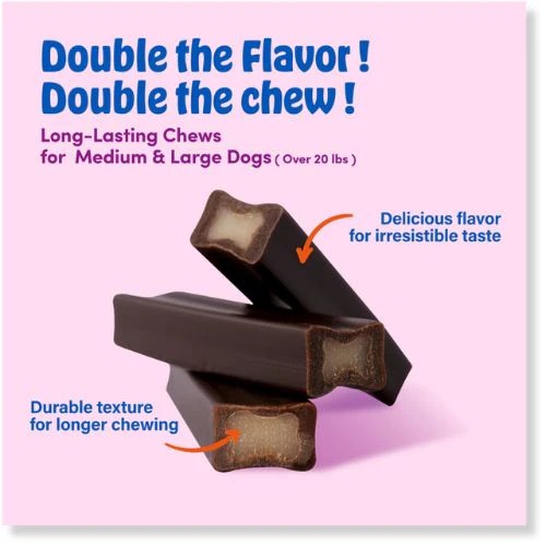 N-Bone® Mega-Bone Long-Lasting Chew – Blueberry Pumpkin Muffin - Image 3