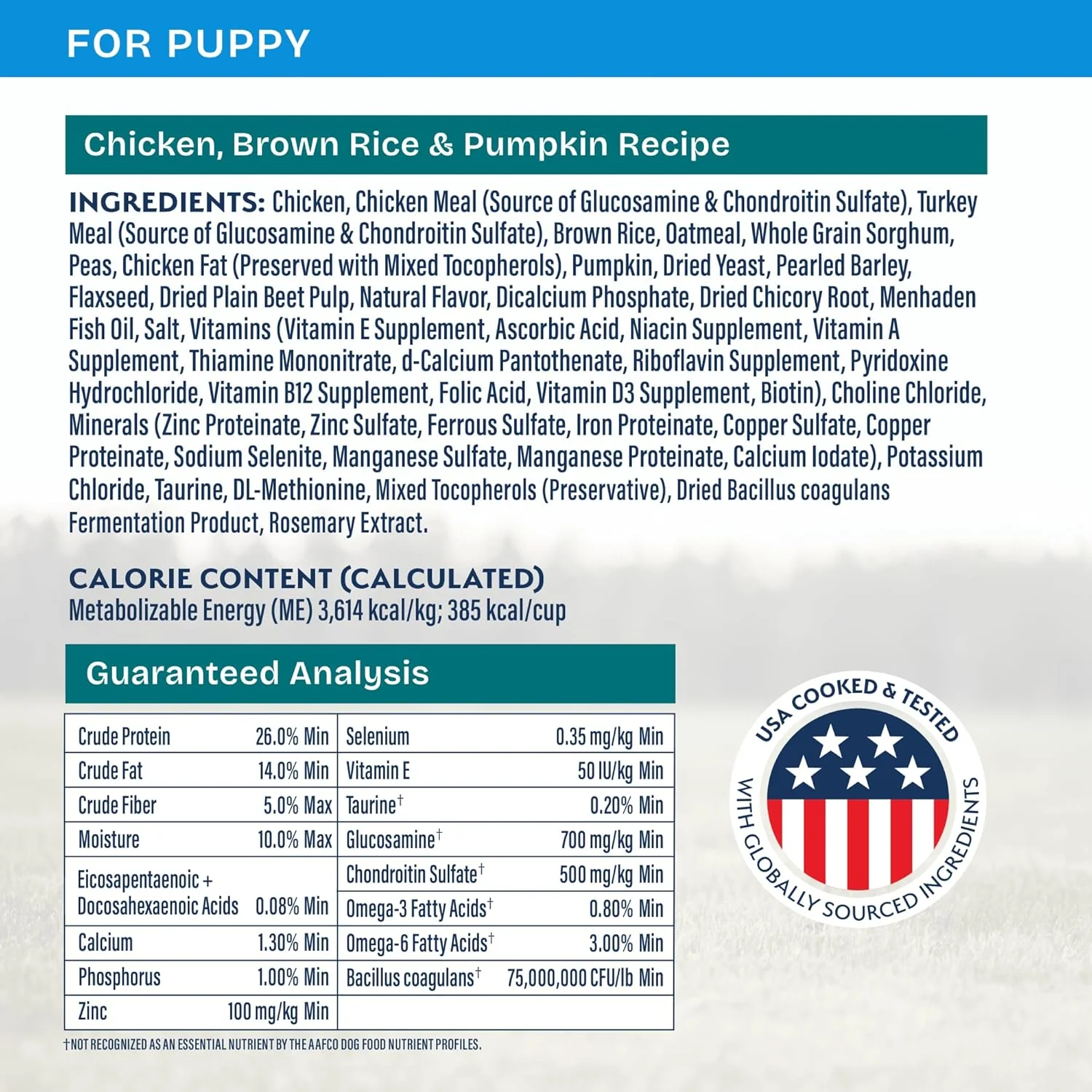 Natural Balance Health Protection Puppy Dry Dog Food – Whole Body Health, Easy on Digestion Dog Food Made with Chicken, Brown Rice & Pumpkin for Puppies - 12lbs. - Image 4