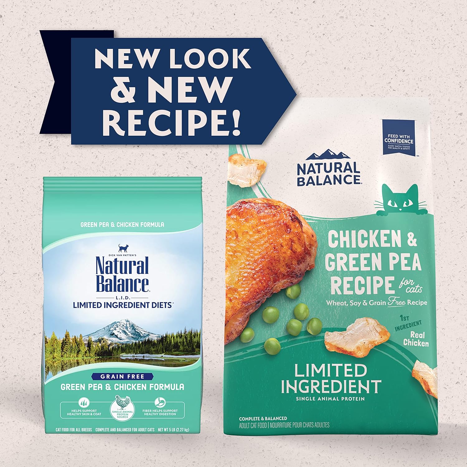 Natural Balance Limited Ingredient Adult Grain-Free Dry Cat Food, Chicken & Green Pea Recipe, 4 Pound (Pack of 1) - Image 3