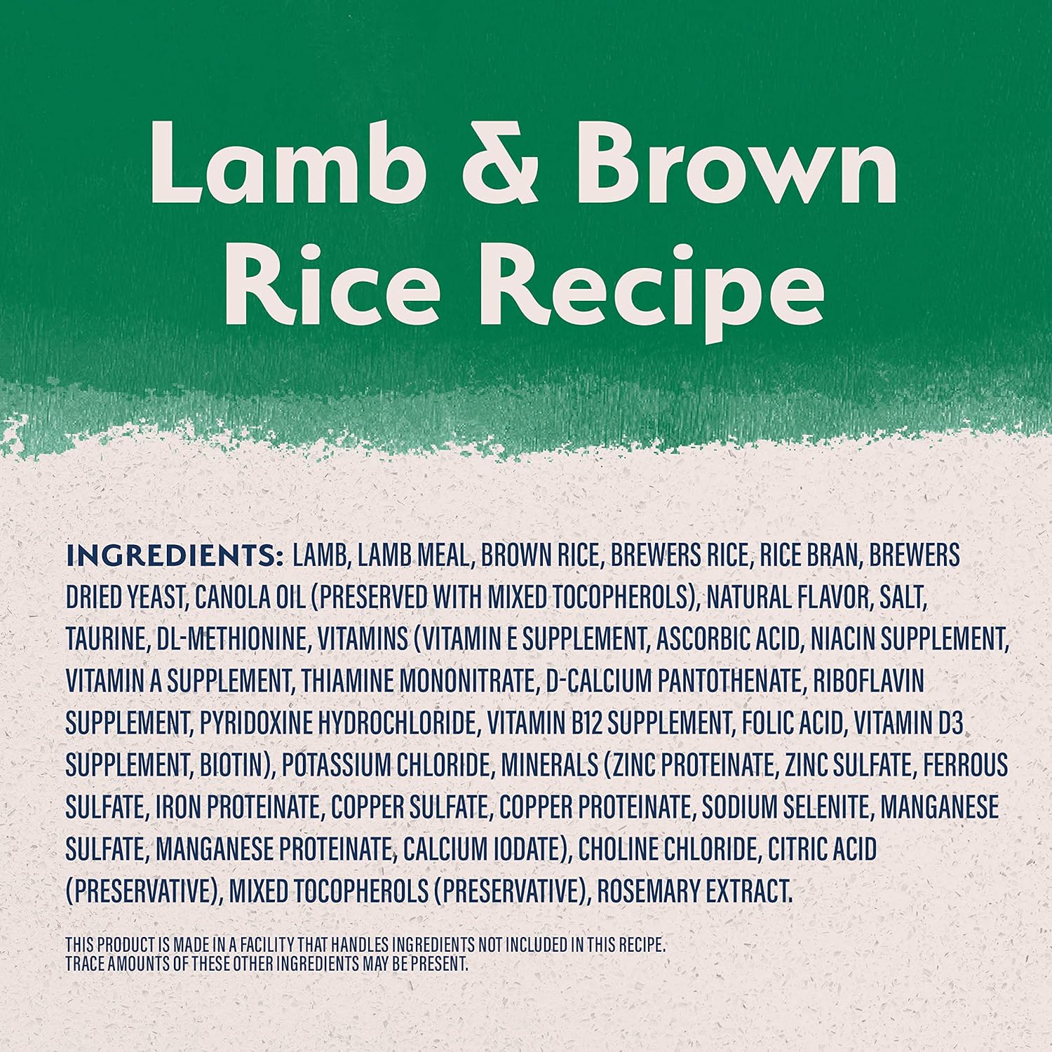 Natural Balance Limited Ingredient Adult Dry Dog Food with Healthy Grains, Lamb & Brown Rice Recipe, 12 Pound (Pack of 1) - Image 3