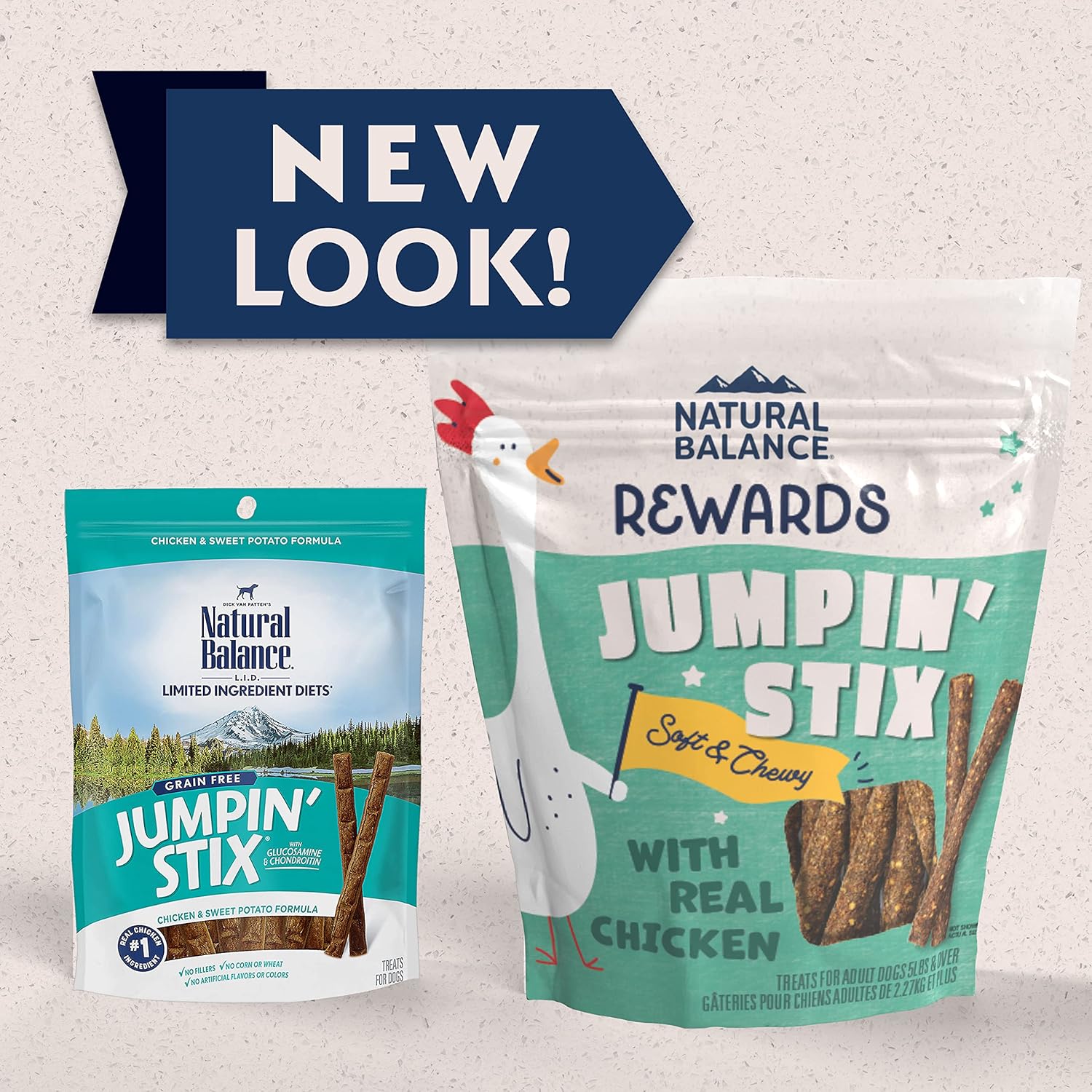 Natural Balance Limited Ingredient Rewards Jumpin' Stix, Grain-Free Dog Treats for Adult Dogs of All Breeds, Chicken Recipe, 4 Ounce (Pack of 1) - Image 3
