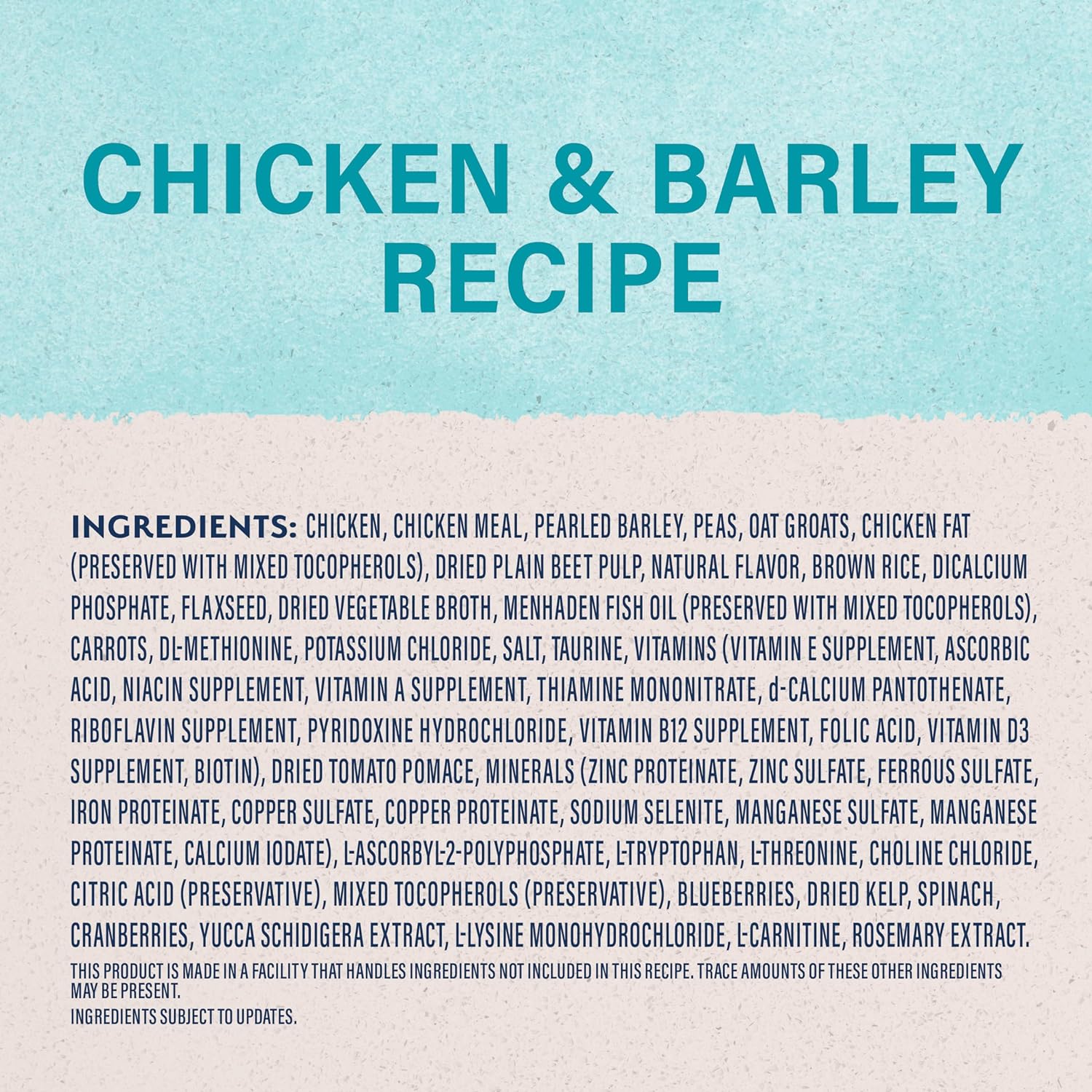 Natural Balance Original Ultra Adult Dry Dog Food with Superfood Blend and Healthy Grains, Chicken & Barley Recipe, 4 Pound (Pack of 1 - Image 4