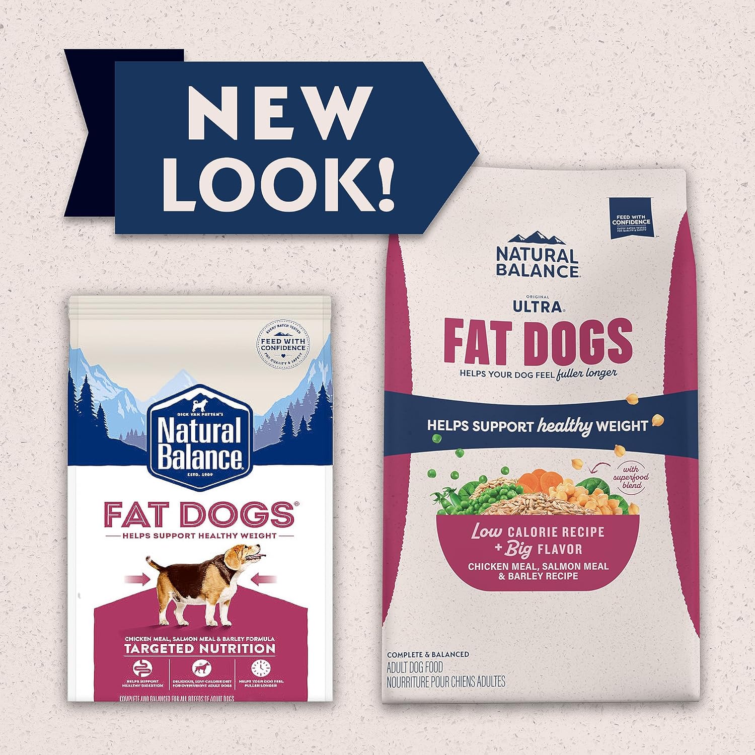 Natural Balance Original Ultra Fat Dogs Chicken Meal, Salmon Meal & Barley Recipe Adult Dry Dog Food, 24 lbs. - Image 3