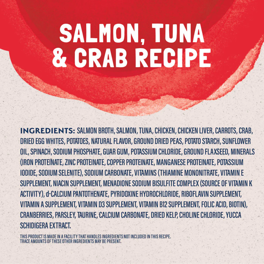 Natural Balance Original Ultra Platefulls Adult Grain-Free Wet Cat Food, Salmon, Tuna & Crab Recipe in Gravy, 3 Ounce Pouch (Pack of 24) - Image 5