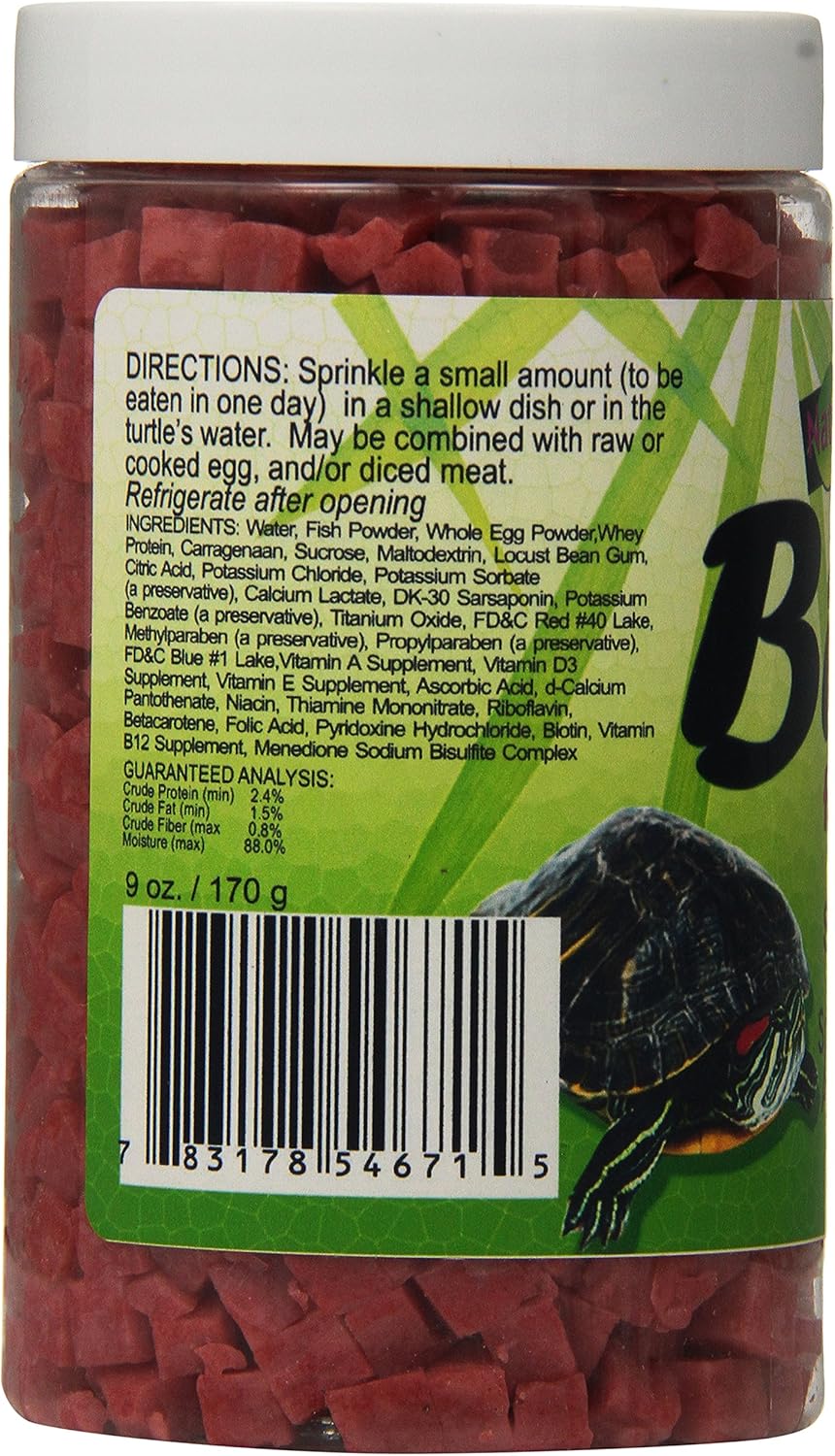 Nature Zone Bites Soft Moist Food for Aquatic Turtles, 9-Ounce - Image 2