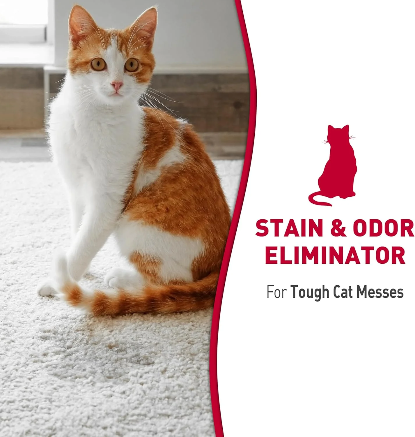 Nature's Miracle Advanced Stain and Odor Eliminator Foam Cat 17.5 Ounces, for Severe Cat Messes, Aerosol - Image 3