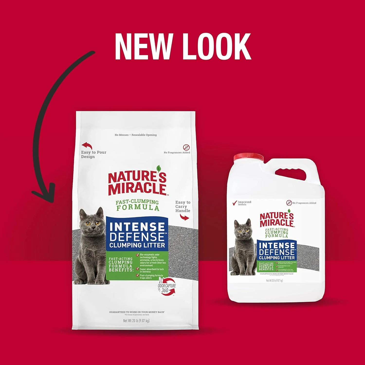 Nature's Miracle Intense Defense Odor Control Litter, 20 Pounds, Odor Control - Image 5
