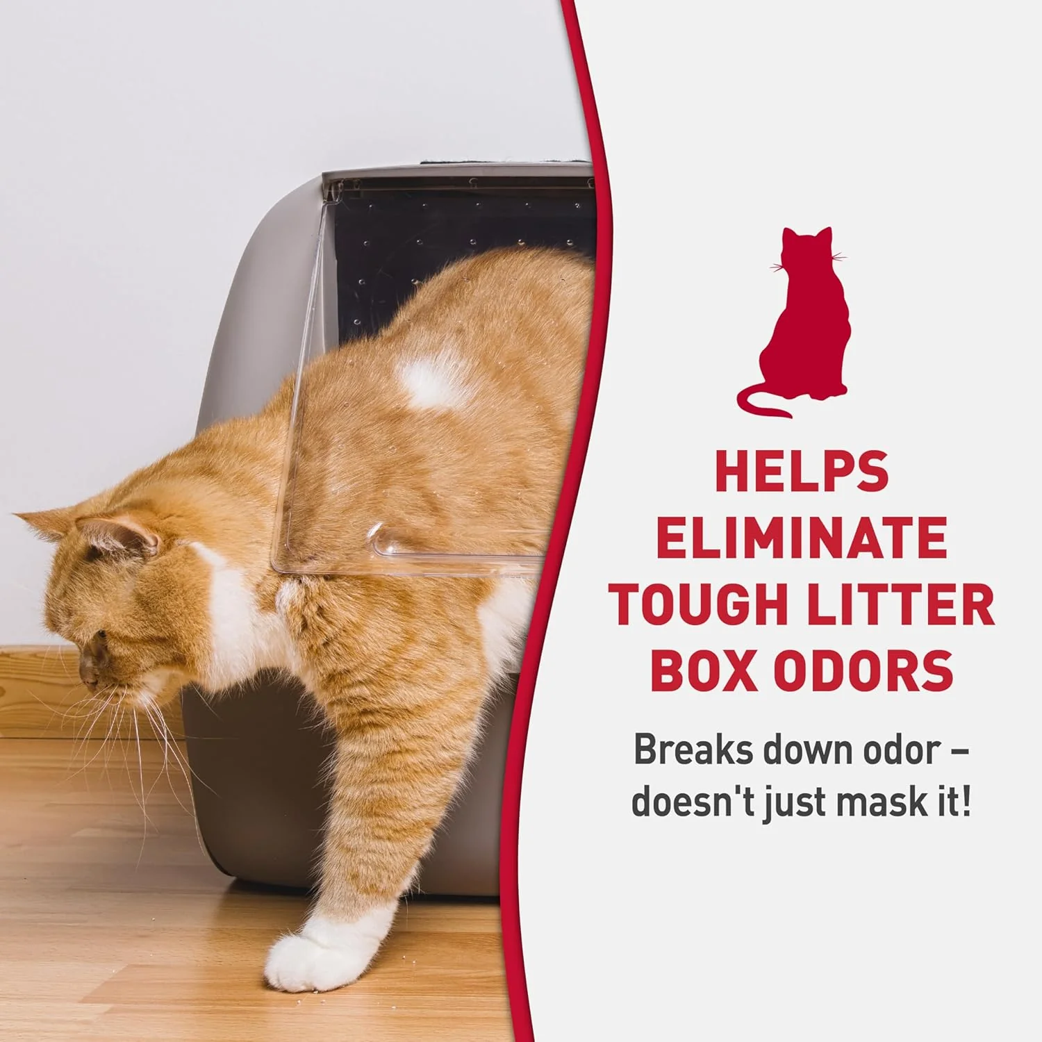 Nature's Miracle Litter Box Deodorizer, 20 Ounces, Litter Deodorizing Powder, Cat Odor Control Formula - Image 3
