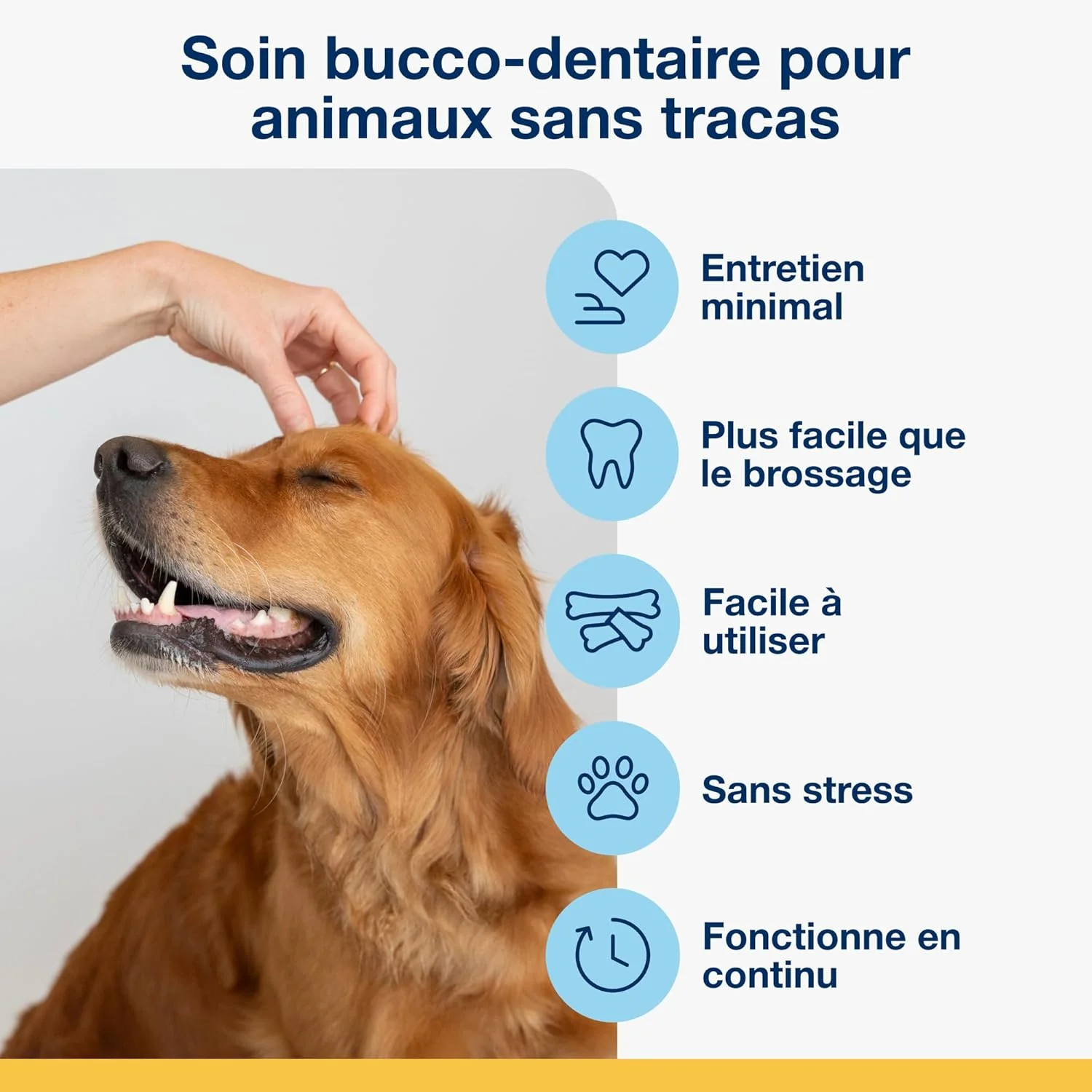 NaturVet ProDen PlaqueOff System Dental Care Bones for Dogs - Dog Breath Freshener & Plaque Remover - Dog Teeth Cleaning for a Healthy Mouth - Turkey Cranberry Flavor - Image 2