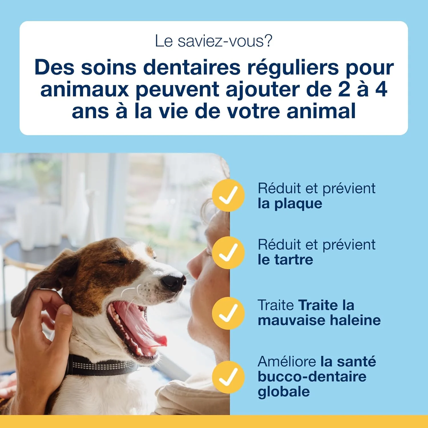NaturVet ProDen PlaqueOff System Dental Care Bones for Dogs - Dog Breath Freshener & Plaque Remover - Dog Teeth Cleaning for a Healthy Mouth - Turkey Cranberry Flavor - Image 3