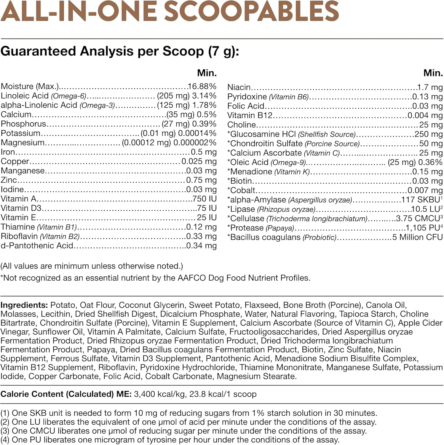 NaturVet Scoopables All-in-One Multivitamin for Dogs - Dog Vitamins and Supplements for Joint Support, Digestion, Skin & Coat Care & Immune - Hickory Smoked Bacon Flavor Vitamin Supplement | 11oz Bag - Image 6