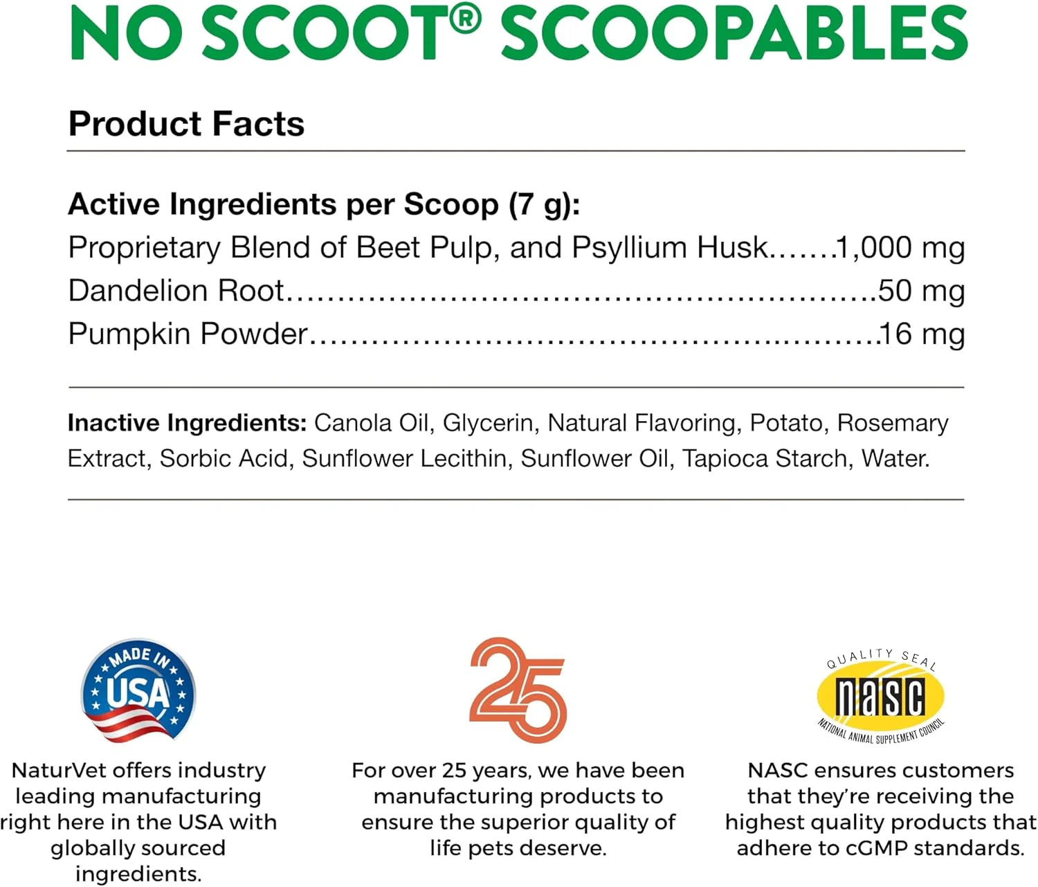 NaturVet Scoopables No Scoot For Dog Bite - Anal Gland Support For Dogs - Supports Normal Bowel Function - Chewable Stool & Bowel Health Pet Supplement - Pumpkin, Psyllium Husk, & Beet Pulp - Image 4