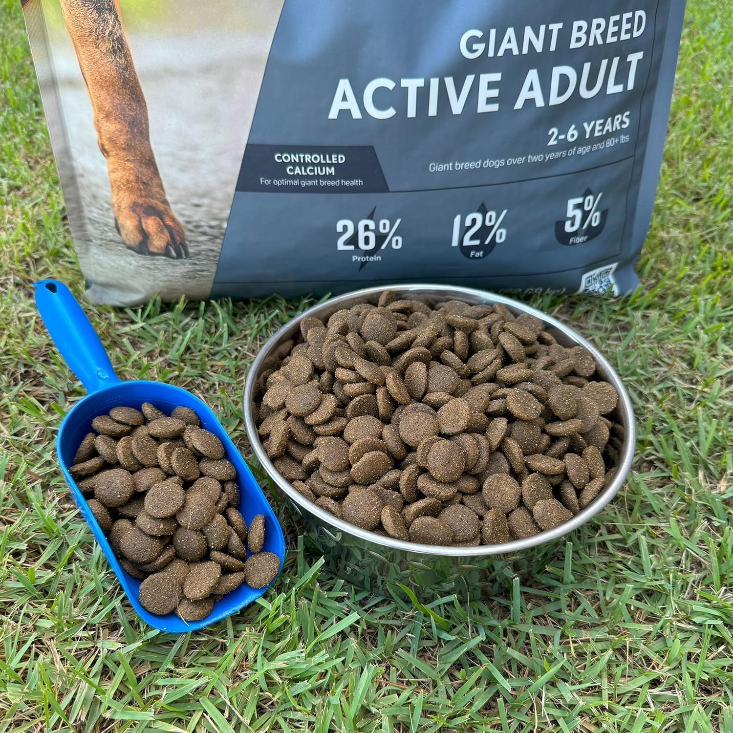 Next Level Super Premium Dog Food – Giant Breed Active Adult – Dry Kibble for Large Breed Adults – 26% Protein, Chicken, Fish & Gluten Free Grains – Glucosamine & Chondroitin for Joint Health 40 lb - Image 2