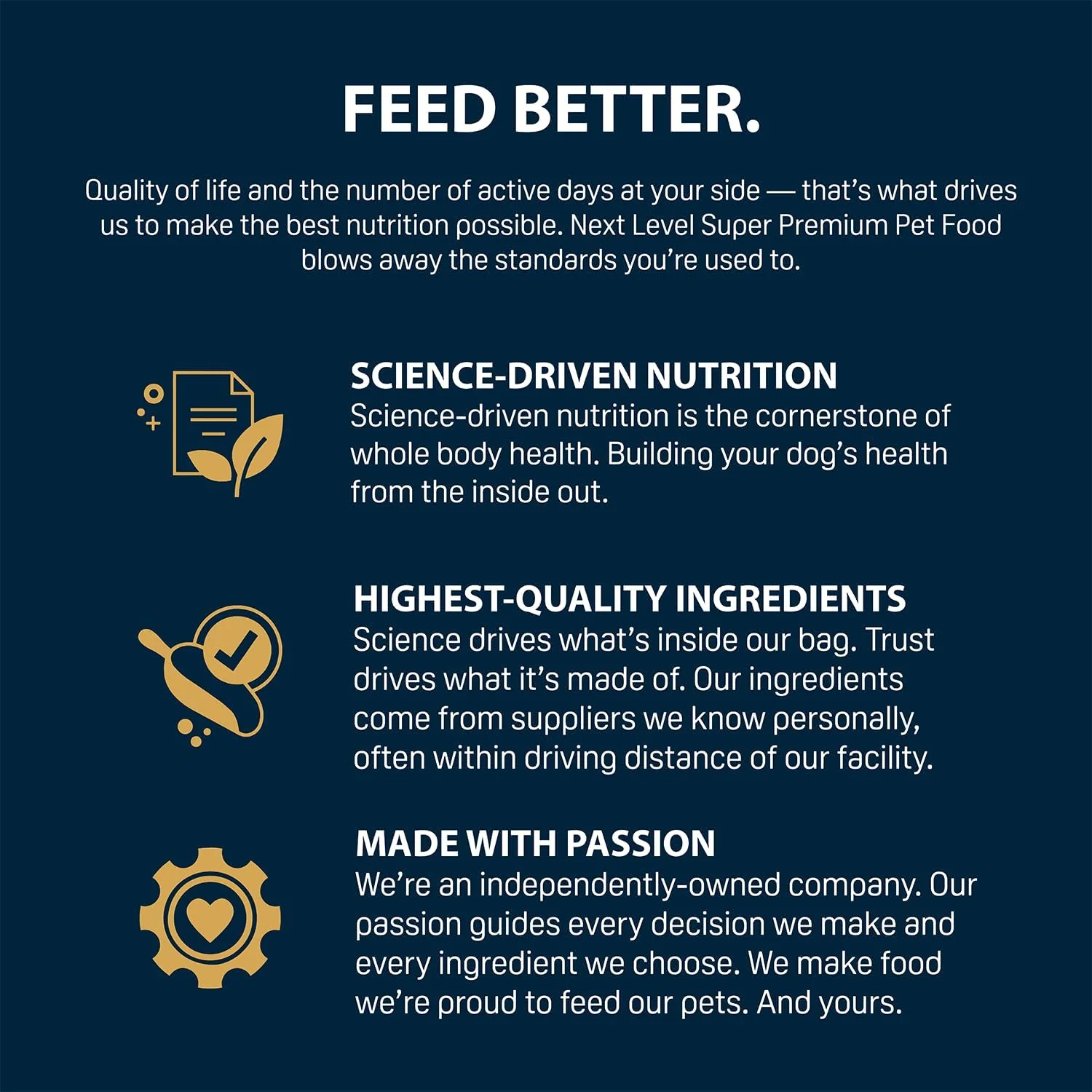 Next Level Super Premium Dog Food – Giant Breed Puppy and Growth – Dry Kibble for Dogs at All Life Stages of Larger Breeds – 27% Protein, Chicken, Fish and Gluten Free Grains 50 lb - Image 4