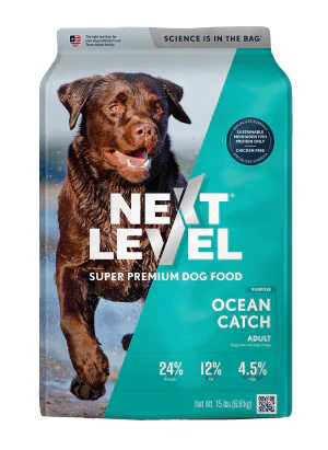 Next Level Super Premium Dog Food – Ocean Catch – Dry Kibble for Adult Dogs of All Breeds – 24% Protein, Fish with Gluten Free Grains - Image 6