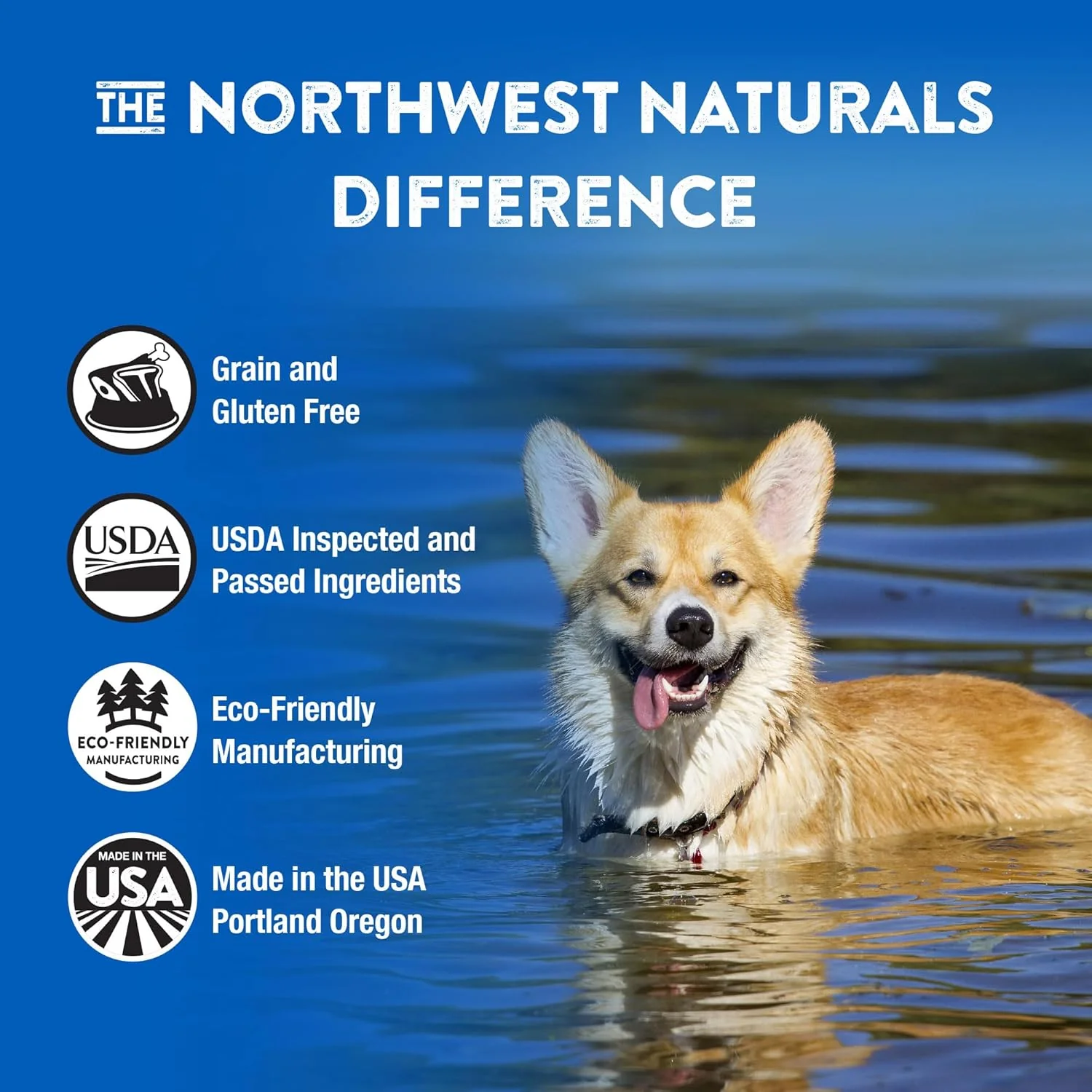 Northwest Naturals Freeze-Dried Beef & Trout Dog Food - Bite-Sized Nuggets - Grain-Free, High-Protein, Raw Diet, Human-Grade Ingredients, All Natural, Omega-3 for Skin & Coat, Made in USA, 25 Oz - Image 6