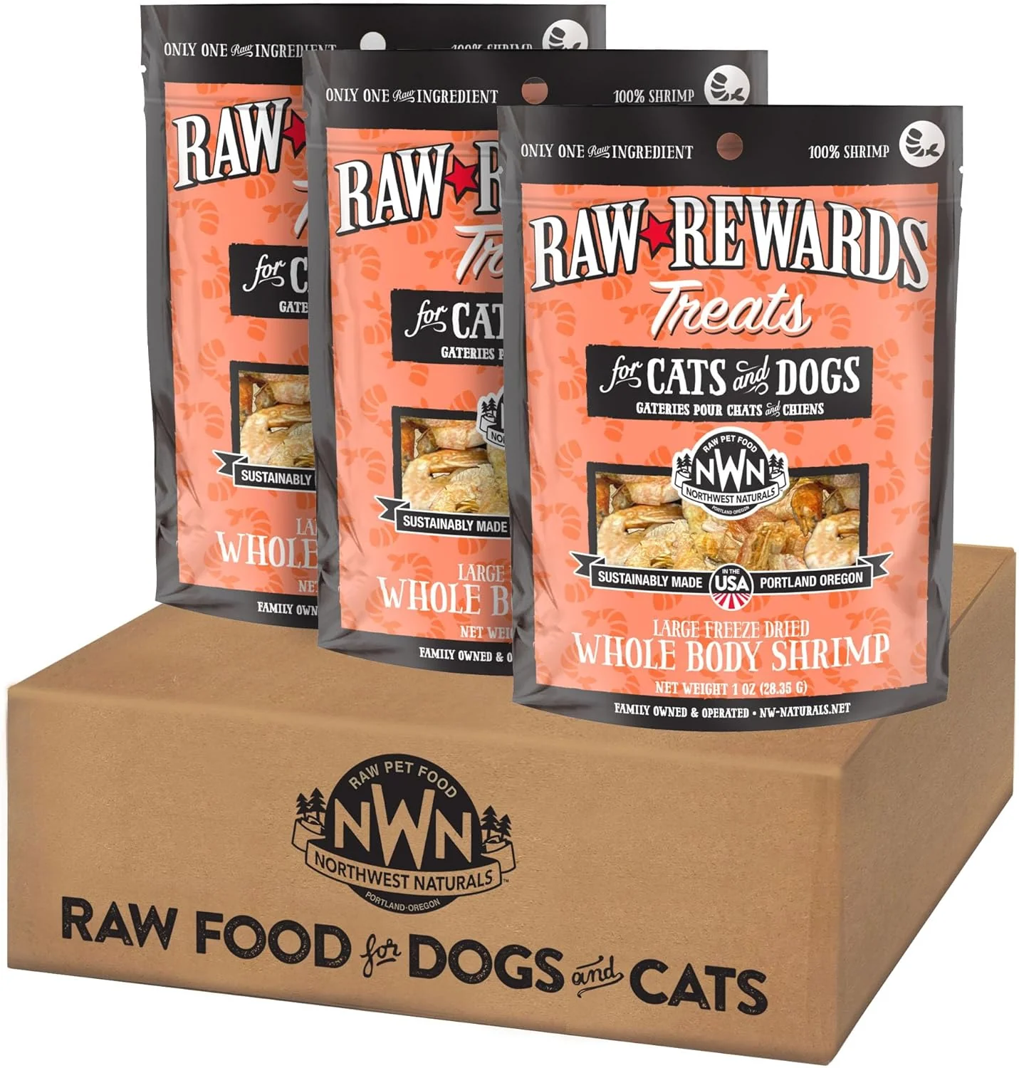 Northwest Naturals Raw Rewards Freeze-Dried Whitefish Treats for Dogs and Cats - Bite-Sized Pieces - Healthy, 1 Ingredient, Human Grade Pet Food, All Natural, Proudly Made in USA - Image 8