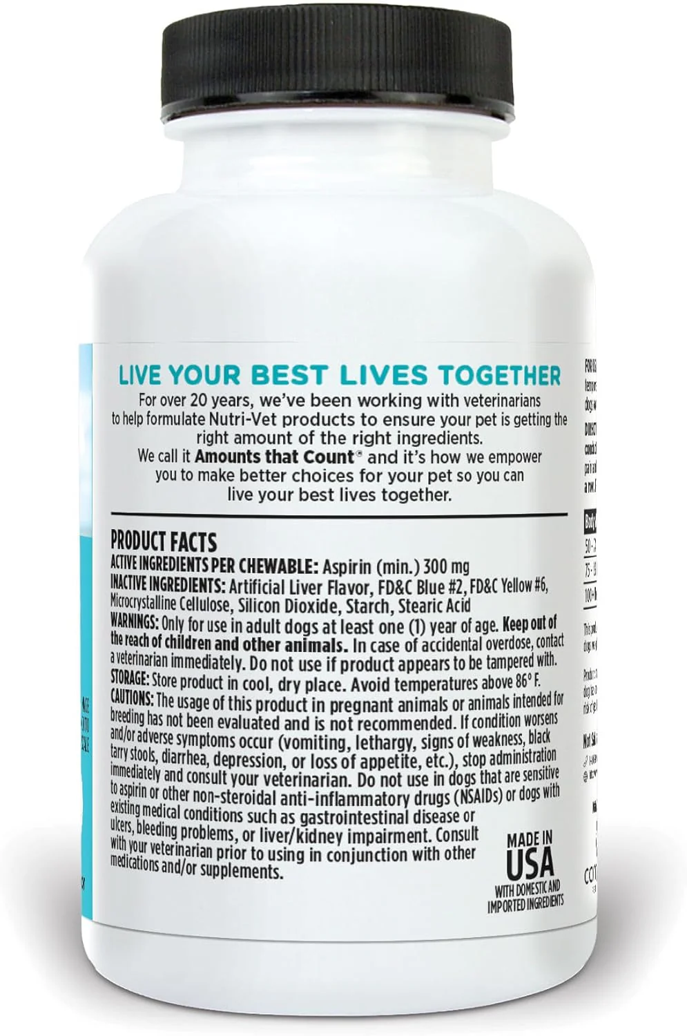 Nutri-Vet® Aspirin Chewable Tablets for Dogs – Pain Relief & Anti-Inflammatory Support - Image 5