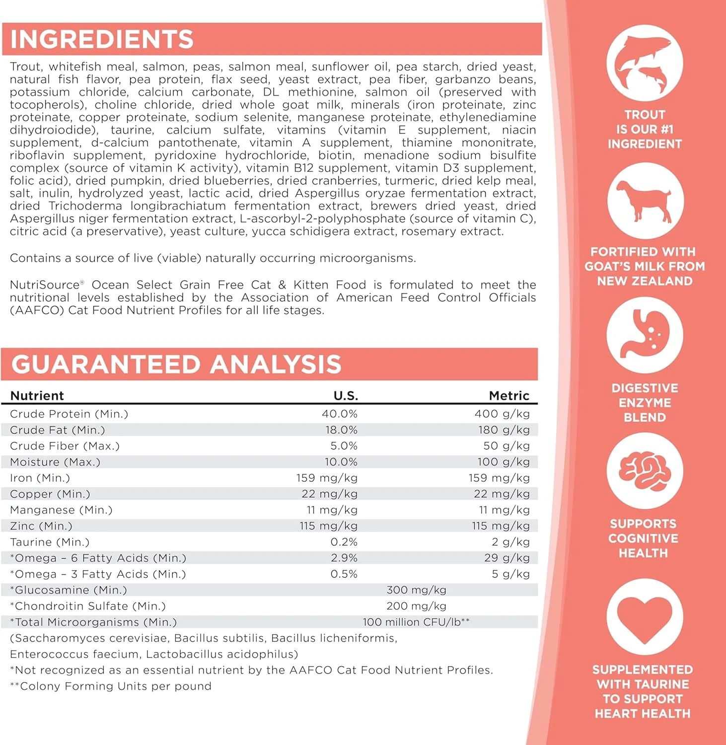 NutriSource Grain Free Cat & Kitten Ocean Select - Image 9