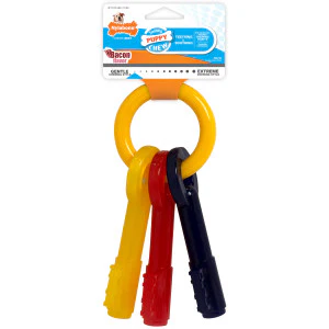 Nylabone Bacon Puppy Teething Keys, Small - Image 7