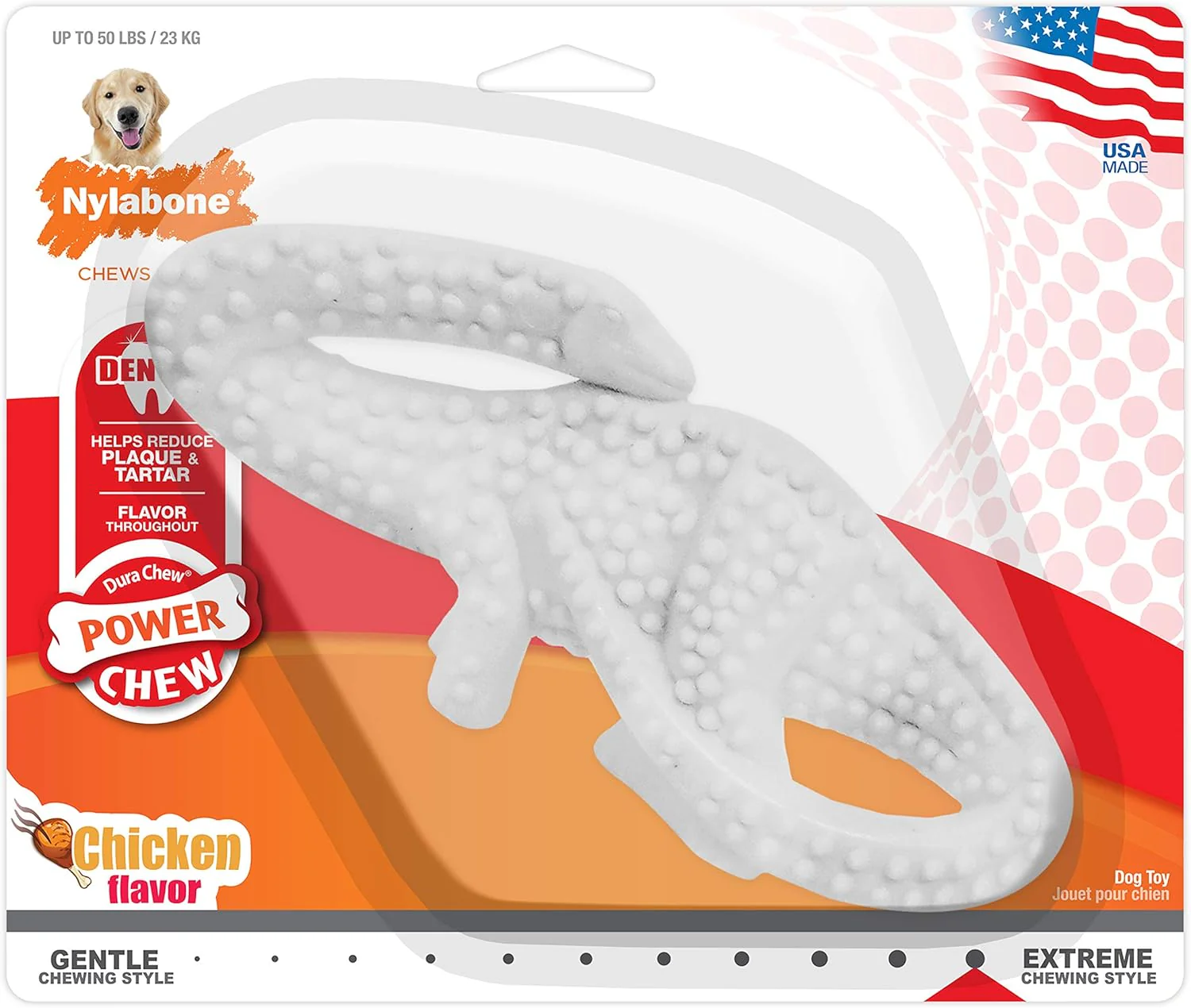 Nylabone Durable Dental Dinosaur Dog Chew - Image 8