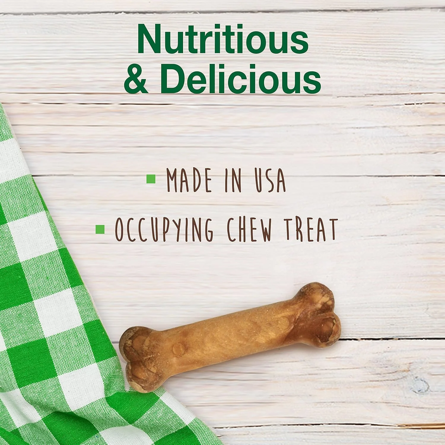 Nylabone Healthy Edibles Natural Dog Chews Long Lasting Chew Treats for Dogs, Roast Beef & Chicken - Image 2