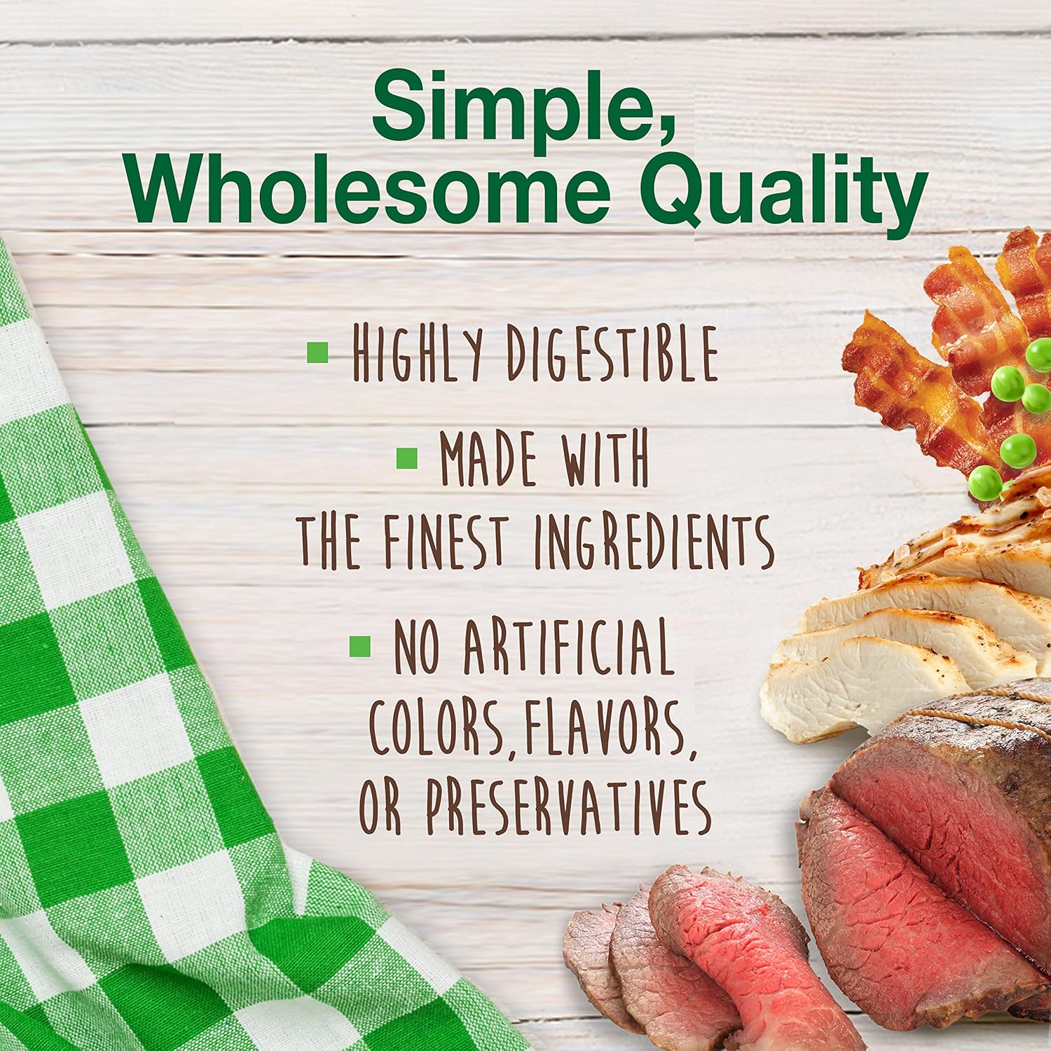 Nylabone Healthy Edibles Natural Dog Chews Long Lasting Chew Treats for Dogs, Roast Beef & Chicken - Image 5