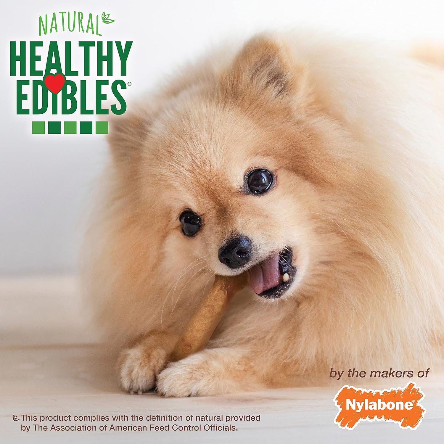 Nylabone Healthy Edibles Natural Dog Chews Long Lasting Chew Treats for Dogs, Roast Beef & Chicken - Image 6