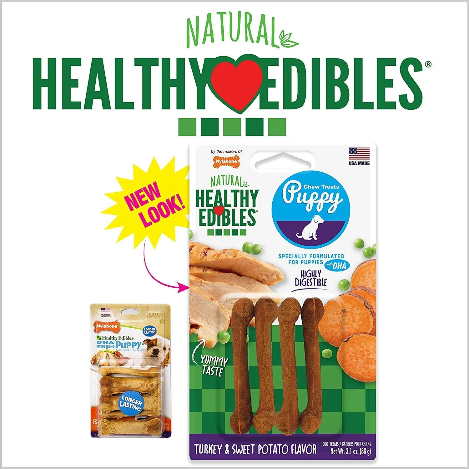 Nylabone Healthy Edibles Puppy Sweet Potato & Turkey - Image 4