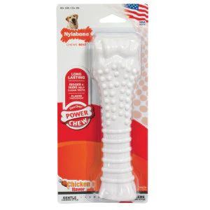 Nylabone Power Chew Classic Bone Chew Toy for Dogs, Durable Dog Toys for Aggressive Chewers, Chicken Flavor - Image 16