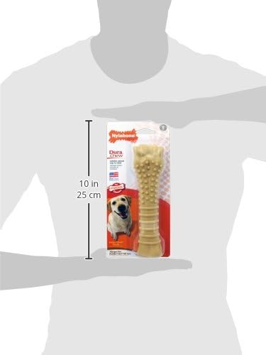 Nylabone Textured Knuckle Bone Power Chew Toy for Dogs, Durable & Tough Dog Toys for Aggressive Chewers, Peanut Butter Flavor, X-Large - Over 50 Ibs, 1 Count - Image 4