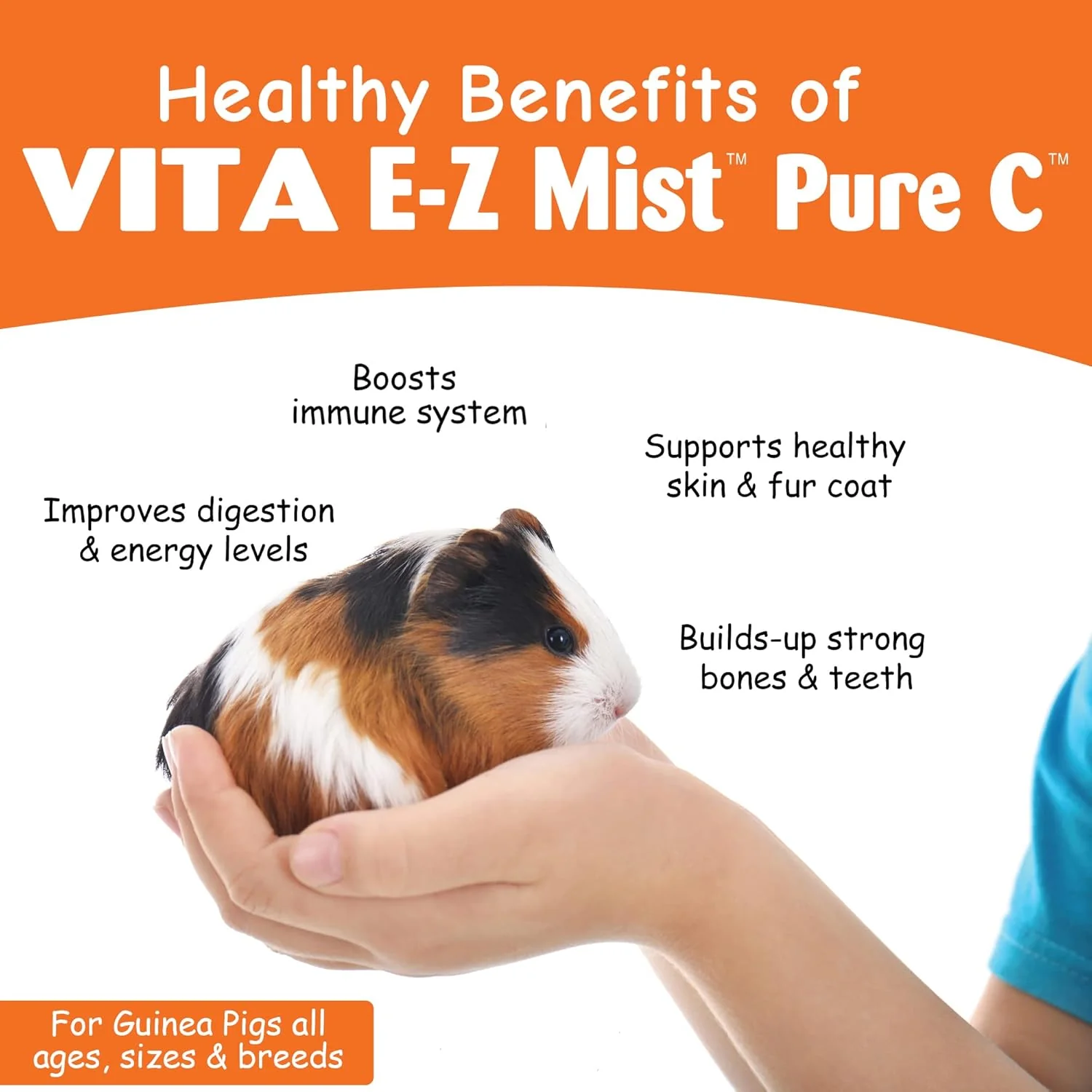 Oasis Guinea Pig Pure C Vita E-Z Mist Supplement, 2 oz - Image 5