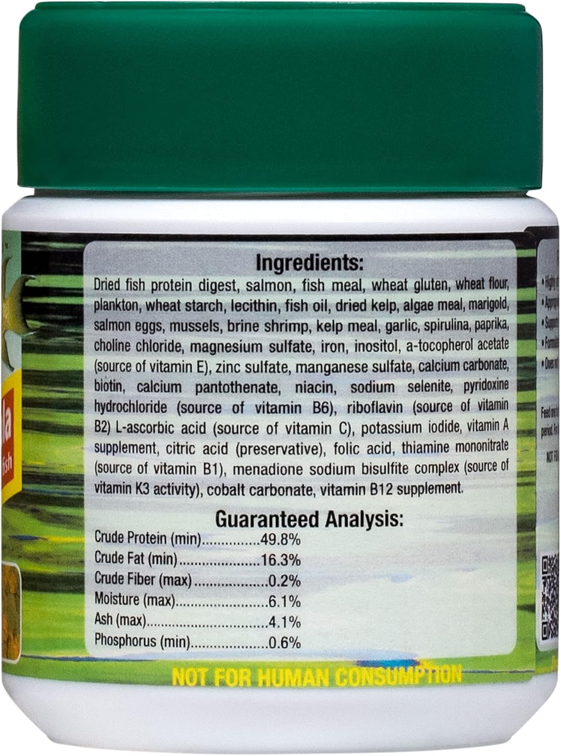 Ocean Nutrition Cichlid Vegi Formula Flake Fish Food - Natural Ingredient Fish Food Flakes for All Fish - Supports Health & Coloration, Does Not Cloud Water, Made in USA, 1.2 oz (34 g) - Image 2