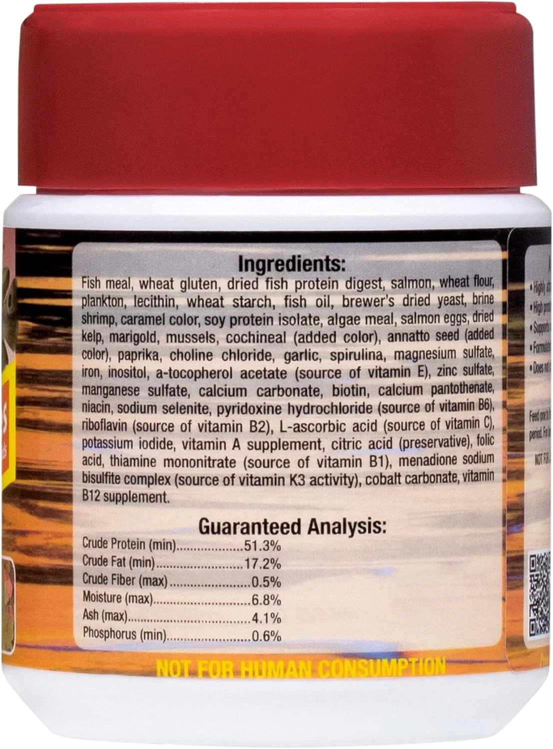 Ocean Nutrition Fish Food - Cichlid Fish Food, High Protein Fish Flakes, Tropical Fish Flakes, Ideal Cichlid Food for Angelfish, Kribensis, Ram Cichlids and More, Made in The USA, 1.2 oz (34 g) - Image 2