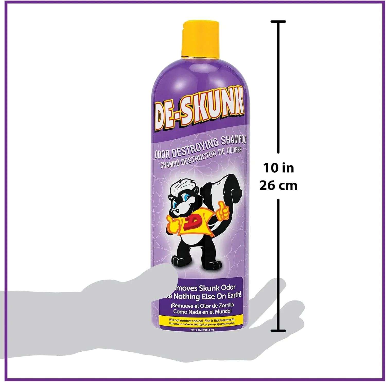 Odor Destroying Shampoo for Dogs – Formulated with Powerful De-Greasers, Skunk Odor Remover for Pets, Carpet, Furniture and More – Removes Skunk Smell Fast - Image 6