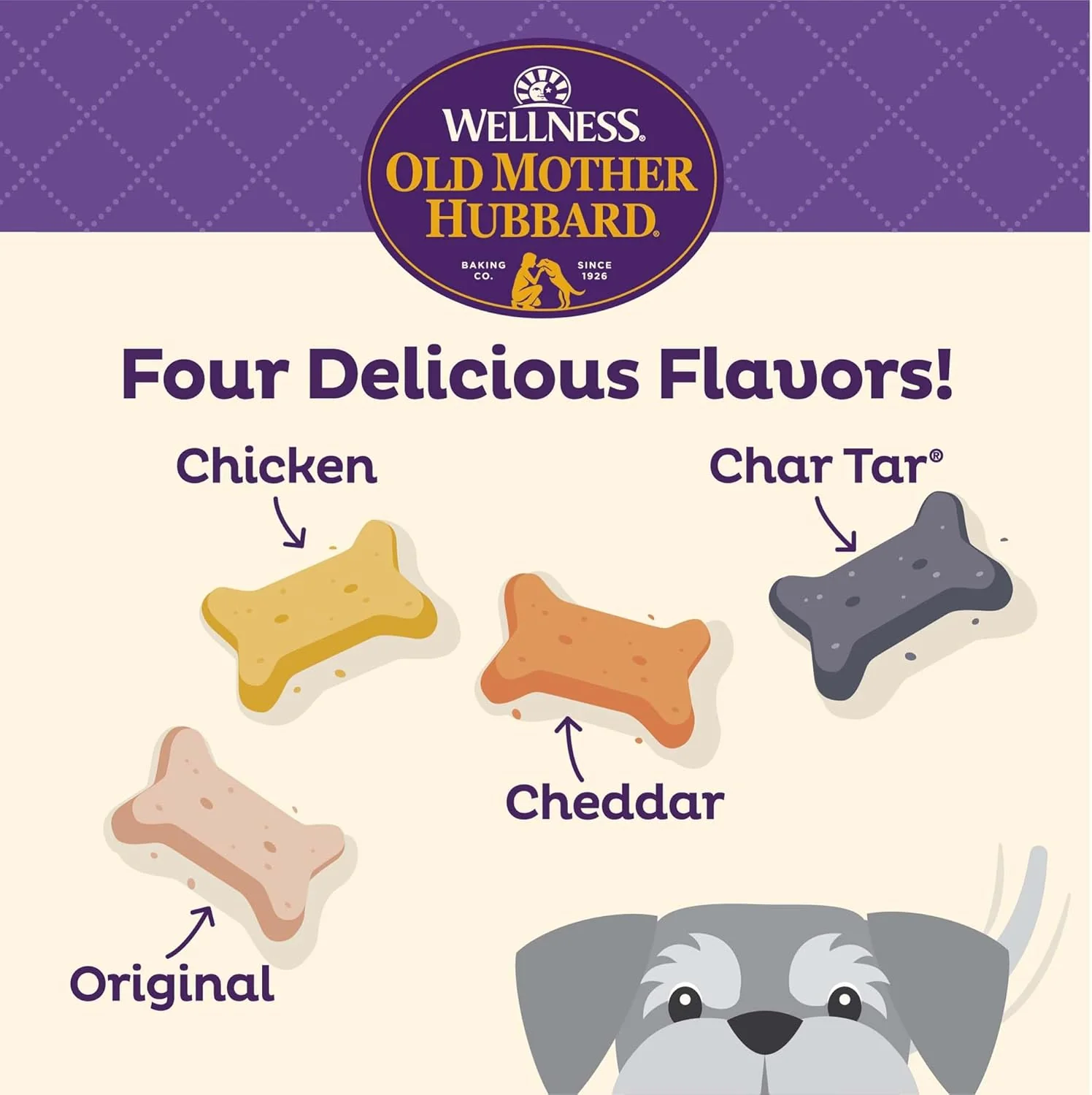 Old Mother Hubbard by Wellness Classic Original Mix Natural Dog Treats, Crunchy Oven-Baked Biscuits, Ideal for Training, Mini Size - Image 2