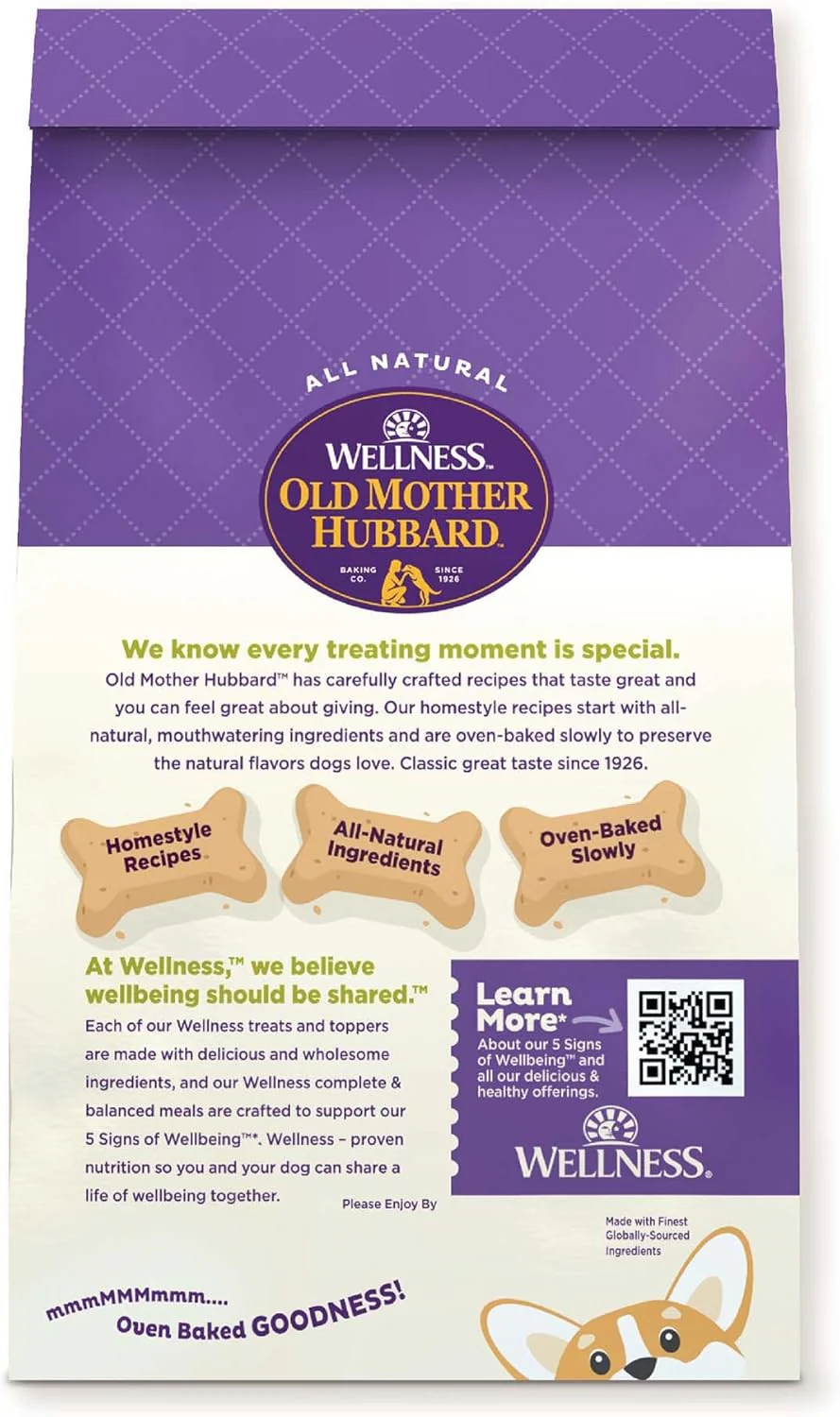 Old Mother Hubbard Wellness Just Vegg'n Dog Biscuits, Natural, Training Treats, Sweat Potato, Oats, Apples & Carrots Flavor - Image 2