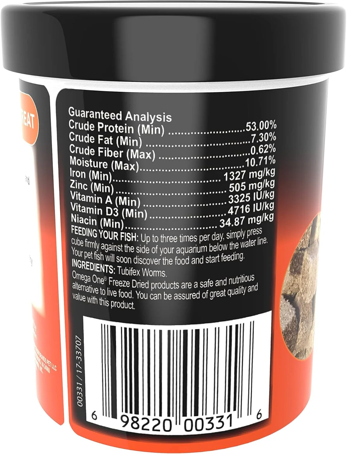 Omega One Freeze Dried Tubifex Worms - Image 5