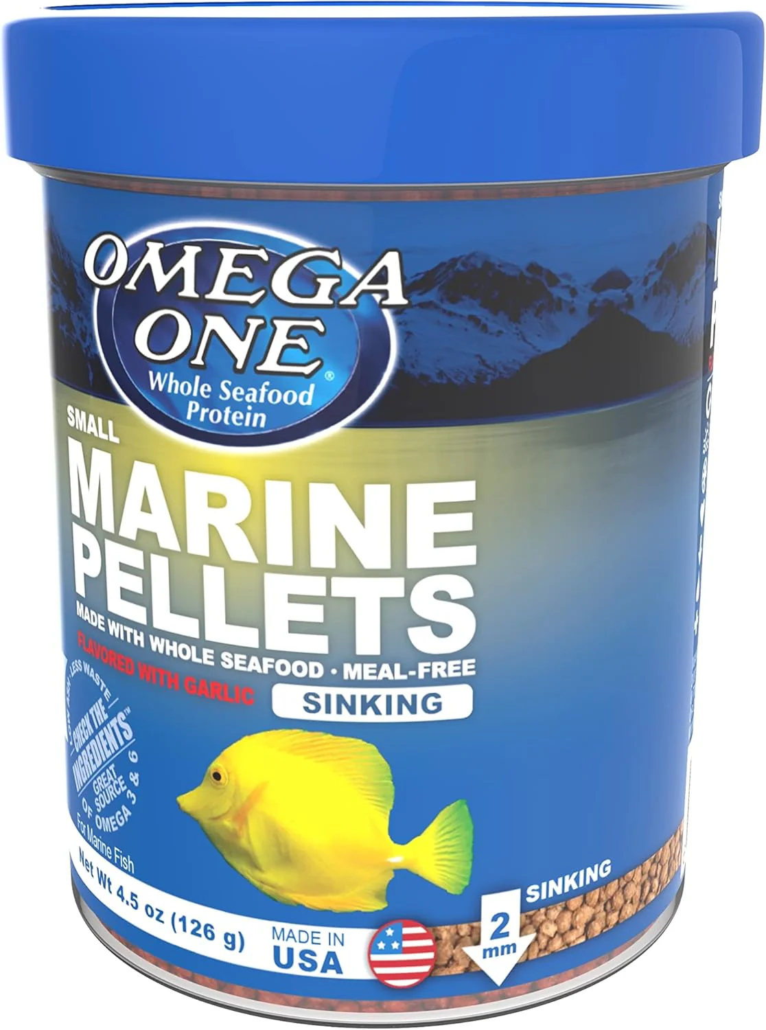 Omega One Garlic Marine Sinking Pellets - Image 3