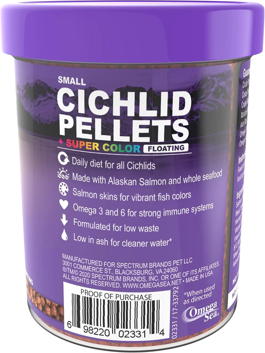 Omega One Super Color Floating Cichlid Pellets - Image 5