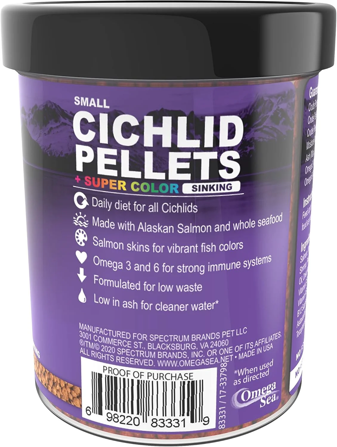 Omega One Super Color Sinking Cichlid Pellets - Image 5