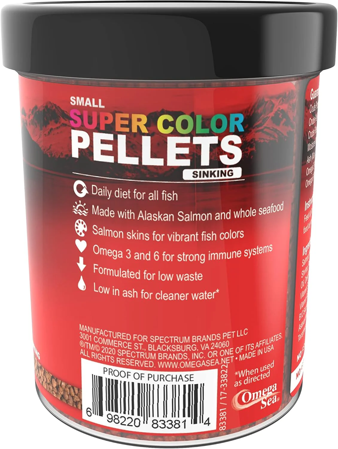 Omega One Super Color Sinking Pellets - Image 5