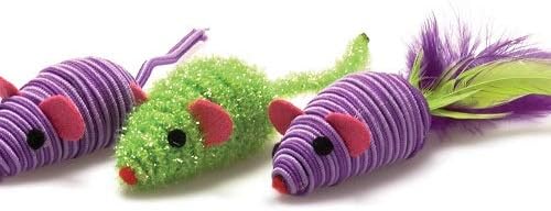 OurPet's Three Twined Mice Catnip Toys for Indoor Cats - Image 2